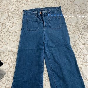 Gap wide legged jeans
